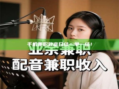 巴彦淖尔手机兼职致富日结一单一结！